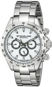 Stuhrling Original Octane Analog Silver Dial Men's Watch 564.01
