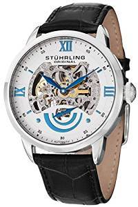 Stuhrling Original Symphony Analog Silver Dial Men's Watch 574.01