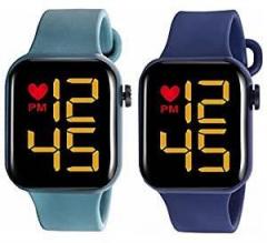 Stysol Unisex Led Wrist Watches Digital Watch for Man & Woman Combo