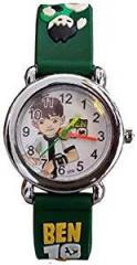 SWADESI STUFF Analog Unisex Child Watch Green Dial, Green Colored Strap