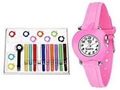 SWADESI STUFF Analogue Girl's Watch White Dial Multicolored Strap