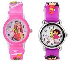 SWADESI STUFF Analogue Multi Color Dial Kids Watch for Boys and Girls Combo of 2 Watches