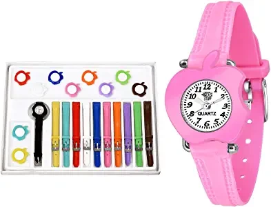 Swadesi Stuff Analogue Multicolor Dial 11 Belt Watches for Girls
