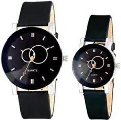 SWADESI STUFF Embellished & Studded Dial Analogue Unisex Watch Black Dial Black Colored Strap