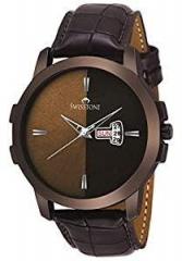 SWISSTONE Men's Watch Brown Colored Strap