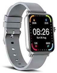 SYSKA SYSKA Pluto SW250 Smart Watch Premium Metal Body, 1.69 inch Display, 200+ Cloud & Customizable Watch Faces, Smart Notifications for Calls, SMS, Whatsapp with Battery Runtime Upto 10 Days Cloud Grey