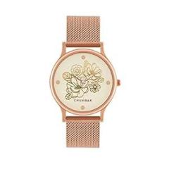 TEAL BY CHUMBAK Chumbak Round Dial Analog Watch for Women|Forest Jade Collection| Stainless Steel Strap|Gifts for Women/Girls/Ladies |Stylish Fashion Watch for Casual/Work
