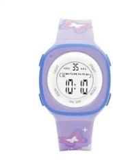 Time Up Digital Dial Square Dial Alarm Colorful Glowing Light Fresh Design Watch for Boys & Girls Age:4 12 Years DT207 X