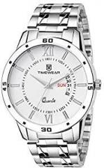 TIMEWEAR Analog Day Date Functioning, Stainless Steel Chain Watch for Men
