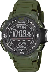 TIMEWEAR Commando Series Digital Men's & Boy's Watch Black Dial Green Colored Strap