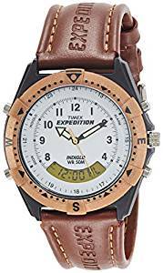 Timex Analog Digital White Dial Men's Watch TW00MF100