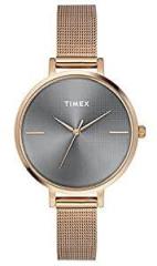 TIMEX Analog Grey Dial Women's Watch TWEL155SMU05