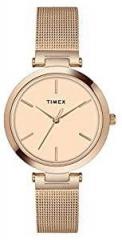 TIMEX Analog Rose Gold Dial Women's Watch TWEL118SMU04