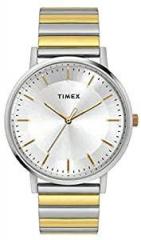 TIMEX Analog Silver Dial Unisex Adult Watch TW0TG8009