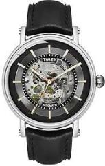 TIMEX Automatic Analog Black Dial Men's Smart Watch TWEG16716