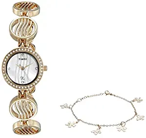 Fria Analog Mother of Pearl Dial Women's Watch TWEL12301T