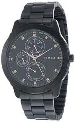 TIMEX Men Multifunction Black Round Dial Watch TWEG18502