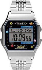 TIMEX T80 X Pac Man Digital Grey Dial Unisex's Watch TW2U31900