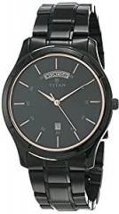 Titan All Black Analog Black Dial Men's Watch NM1767NM01/NN1767NM01