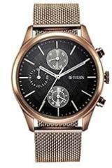 Titan Analog Black Dial Men's Watch 1805QM05/NR1805QM05