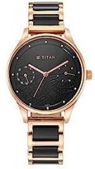 Titan Analog Black Dial Women's Watch 2670WD01