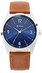 Titan Analog Blue Dial Men's Watch 1864SL06