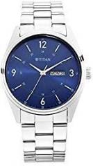 Titan Analog Blue Dial Men's Watch 1864SM03