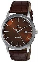 Titan Analog Brown Dial Men's Watch NL1584SL04/NP1584SL04