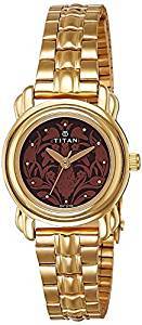 Titan Analog Brown Dial Women's Watch 2534YM03