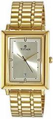 Titan Analog Gold Dial Men's Watch NL1715YM02 / NL1715YM02