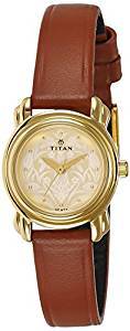 Titan Analog Gold Dial Women's Watch 2534YL04