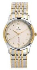 Titan Analog Multi Colour Dial and Band Men's Stainless Steel Watch NL1636BM01/NP1636BM01