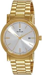 Titan Analog Off White Dial Men's Watch NJ1712YM02