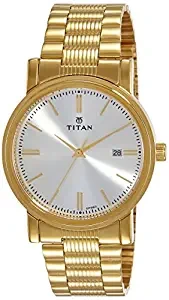 Titan Analog OffWhite Dial Men's Watch NM1712YM02 / NL1712YM02