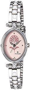 Titan Analog Pink Dial Women's Watch 2419SM01