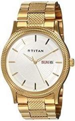 Titan Analog Silver Dial Men's Watch NL1650YM05 / NL1650YM05