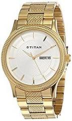 Titan Analog Silver Dial Men's Watch NL1650YM05