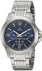 Titan Autumn Winter 19 Analog Blue Dial Men's Watch NM1698SM02/NN1698SM02