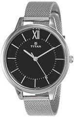Titan Black Dial Analog Watch For Women NR2617SM01