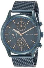 Titan Blue Dial Analog Watch for Men NR1805QM02