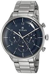 Titan Classique Analog Blue Dial Men's Watch NN90102SM01