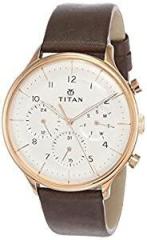 Titan Classique Analog White Dial Men's Watch NM90102WL01/NN90102WL01/NP90102WL01/NQ90102WL01