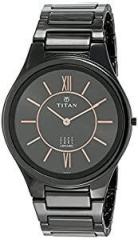 Titan Edge Ceramic Analog Black Dial Men's Watch NL1696NC01/NP1696NC01