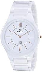 Titan Edge Ceramic Analog White Dial Men's Watch NM1696QC04/NN1696QC04/NP1696QC04