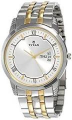 Titan Karishma Analog Silver Dial Men's Watch NM1774BM01/NN1774BM01