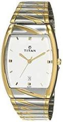 Titan Karishma analog White Dial Men's Watch NM9315BM01/NN9315BM01