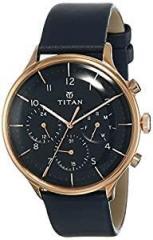 Titan Light Leathers Analog Blue Dial Men's Watch NM90102WL02 / NL90102WL02/NP90102WL02