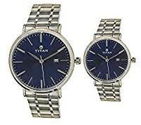 Titan Modern Bandhan Analog Blue Dial Unisex's Watch 9400294202SM01 / 9400294202SM01