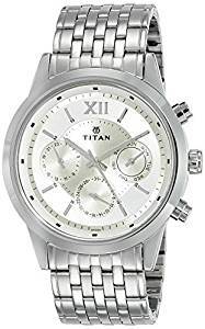 Titan Neo Analog Champagne Dial Men's Watch 1766SM01