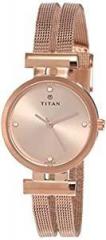 Titan Purple Glam Gold Analog Pearl dial Dial Women's Watch NL9942WM01/NN9942WM01